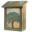 Oak Tree Mailbox - AF-3121 VERTICAL