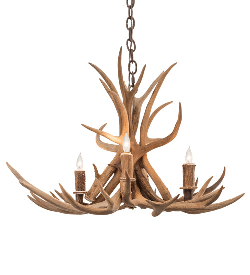 Antlers Mule Deer Chandelier 213675