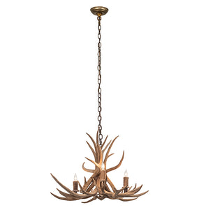 Antlers Mule Deer Chandelier 213675