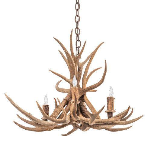 Antlers Mule Deer Chandelier 213675