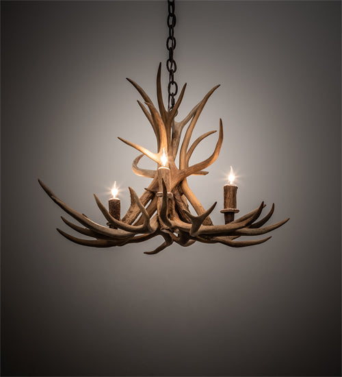 Antlers Mule Deer Chandelier 213675