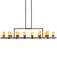 Long Grand Terrace 14 Light 72" Oblong Chandelier 220740