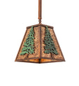 Tall Pines Copper Pendant 10" 240017