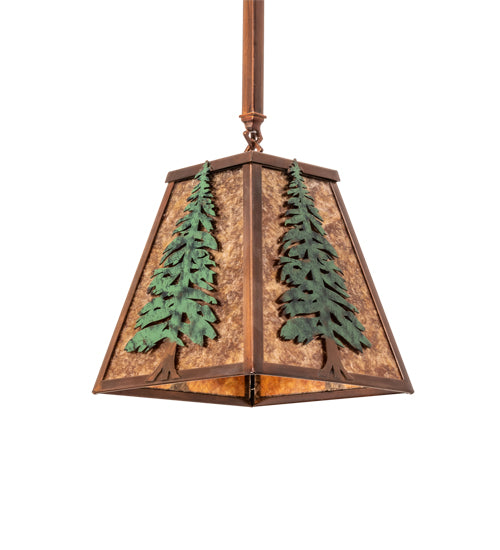 Tall Pines Copper Pendant 10" 240017