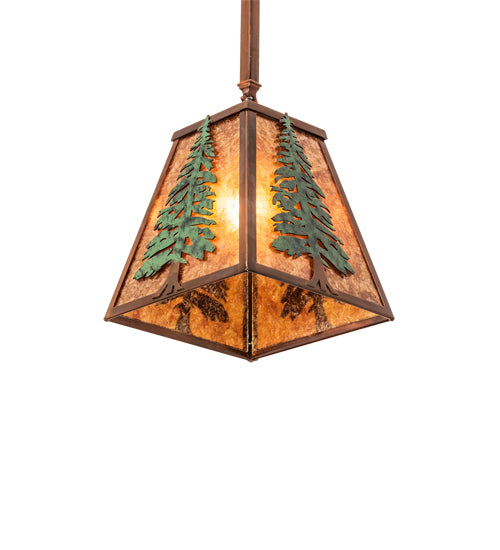 Tall Pines Copper Pendant 10" 240017