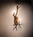 Elk & Mule Deer Left Wall Sconce 254163