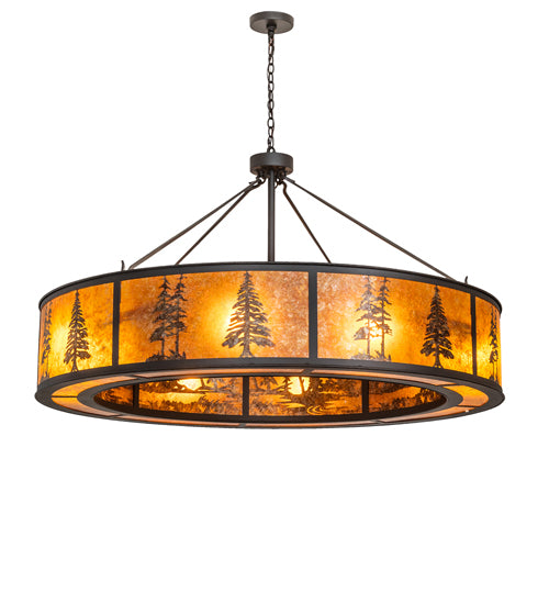 The Pines Rustic Chandelier 62" 256718