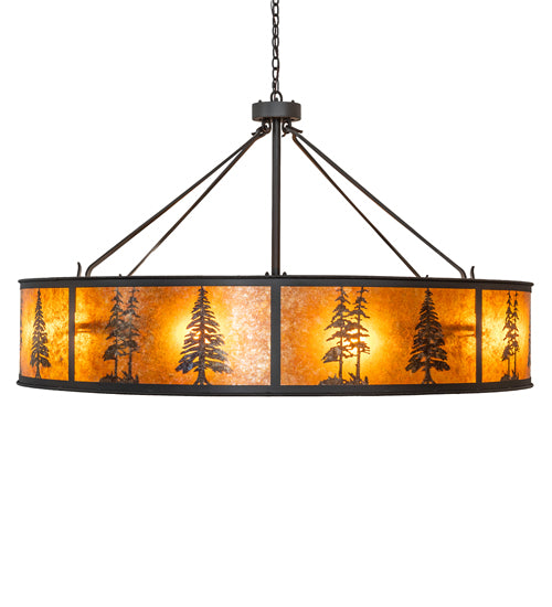 The Pines Rustic Chandelier 62" 256718