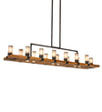 Long Grand Terrace 14 Light 80" Oblong Chandelier 273230