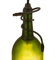 5" Green Wine Bottle Mini Pendant 71191