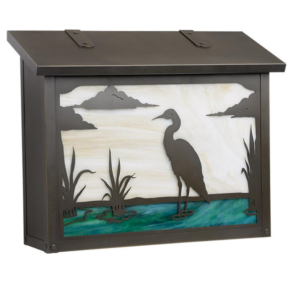 Blue Heron mailbox