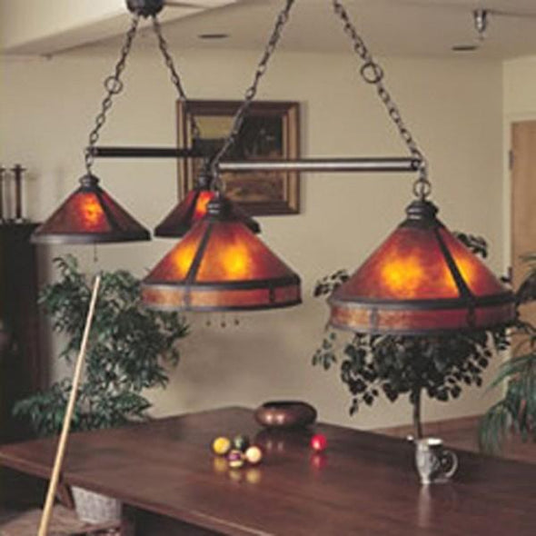 Craftsman 136MI Mission Billiard Light Mica Lamp Company