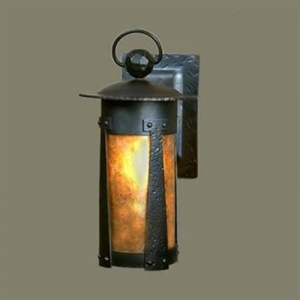 1900/3 Lantern Large Wall Sconce Mica Lamp Company